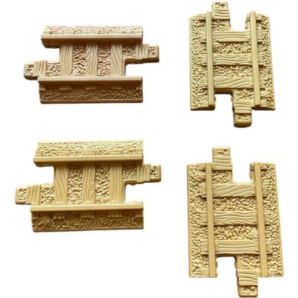 Mattel Fisher Price Geotrax 12 Railroad Replacement Tracks